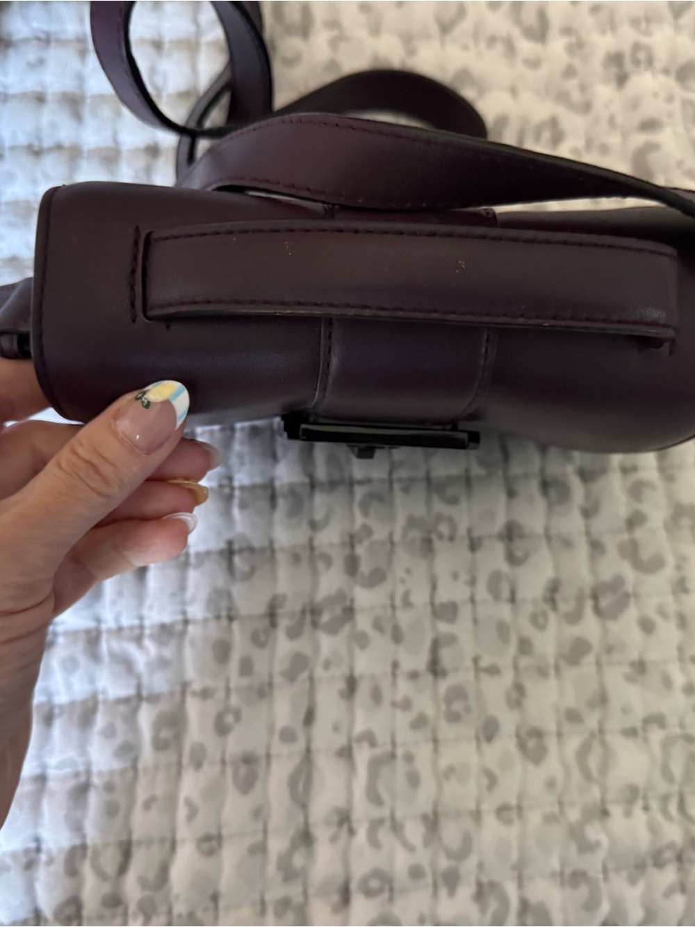 Rebecca Minkoff Deep Plum Leather Crossbody - Picture 4 of 10